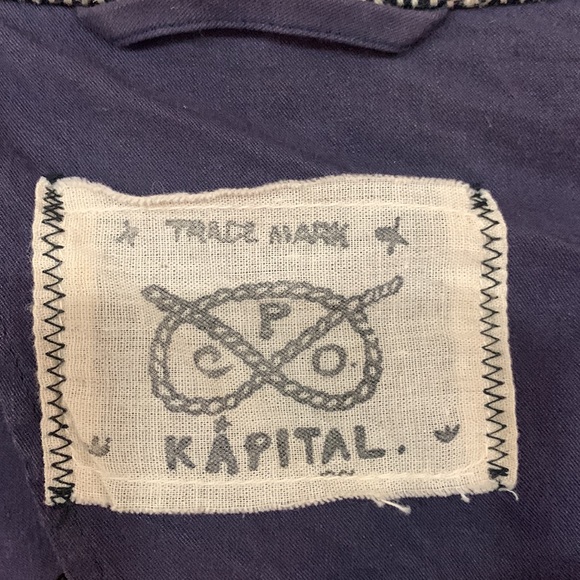 Kapital woven blanket double sleeve jacket - Picture 9 of 16